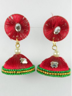 Silk Thread Earrings